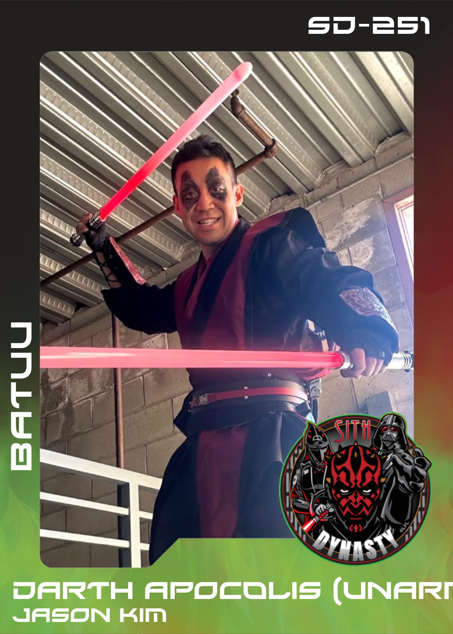 Jason Kim - Darth Apocolis (unarmored)