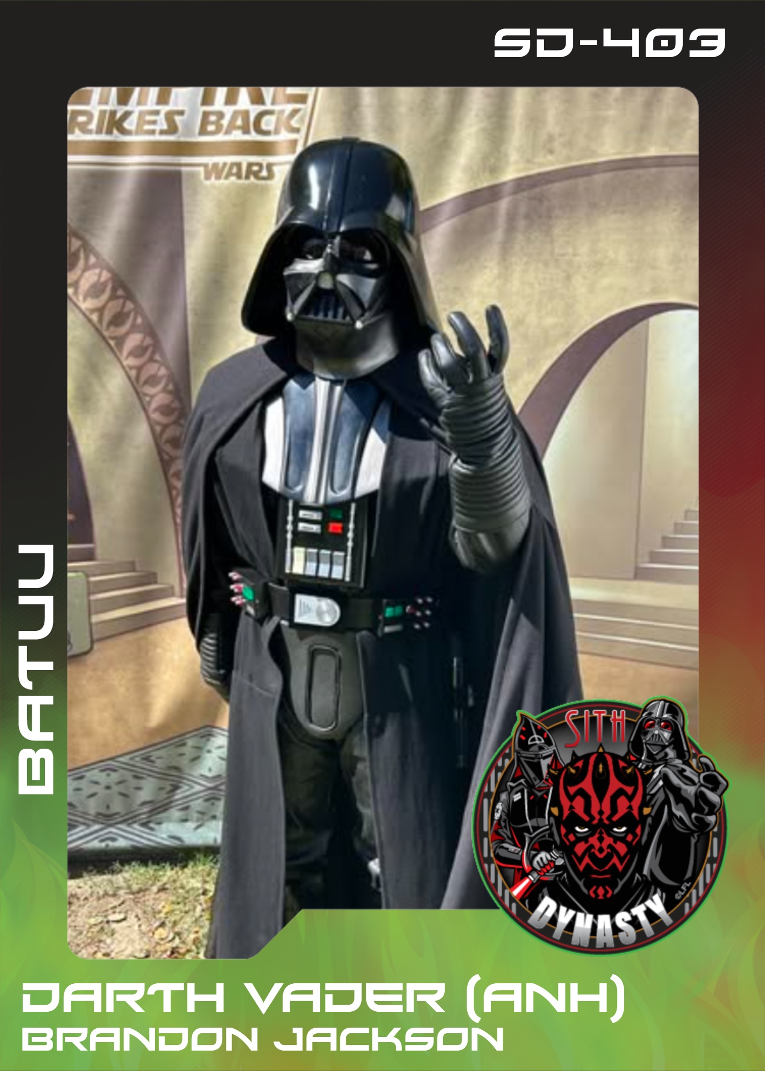 Brandon Jackson - Darth Vader (ANH)