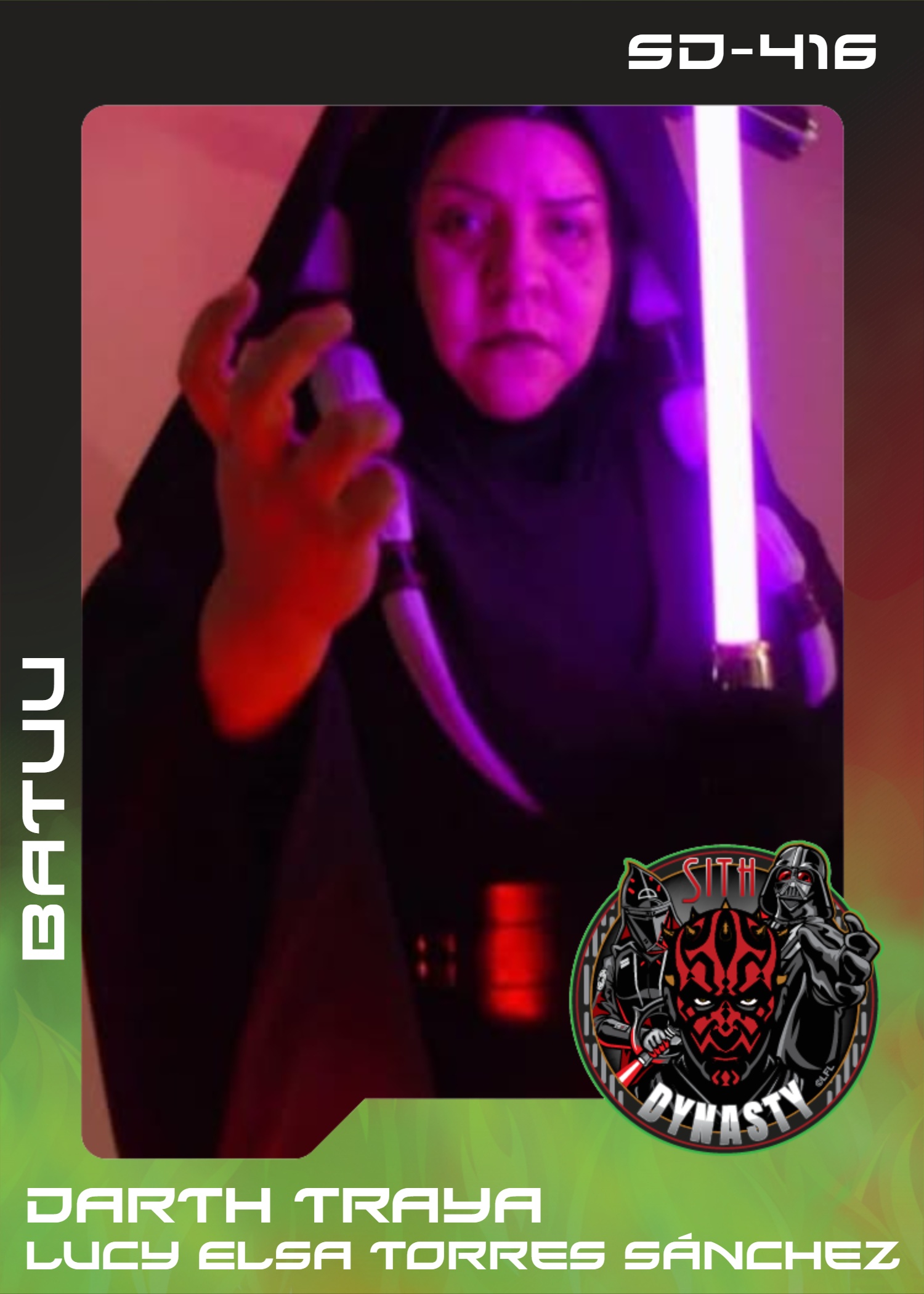 Lucy elsa Torres Sánchez - Darth Traya