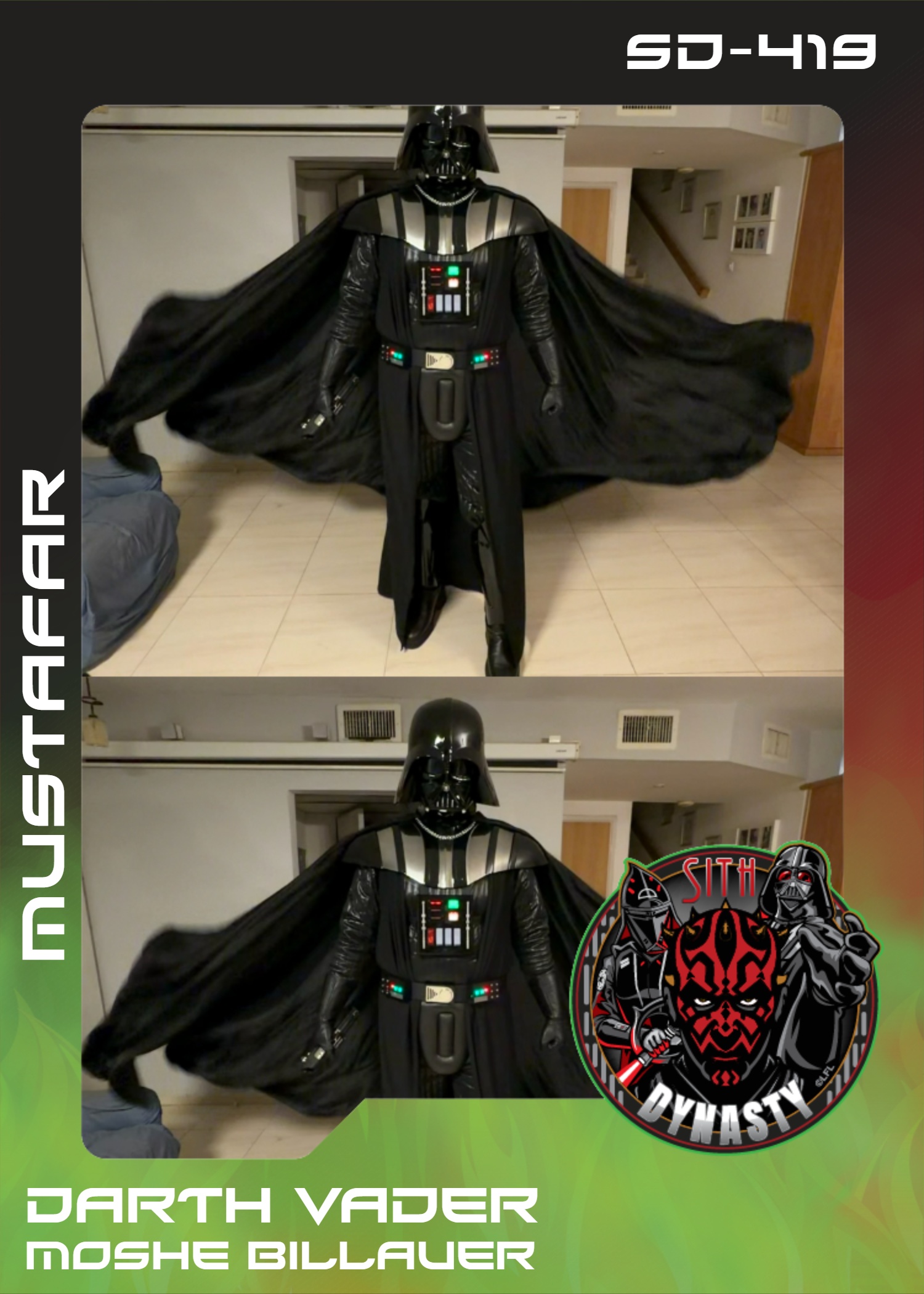 Moshe Billauer - Darth Vader
