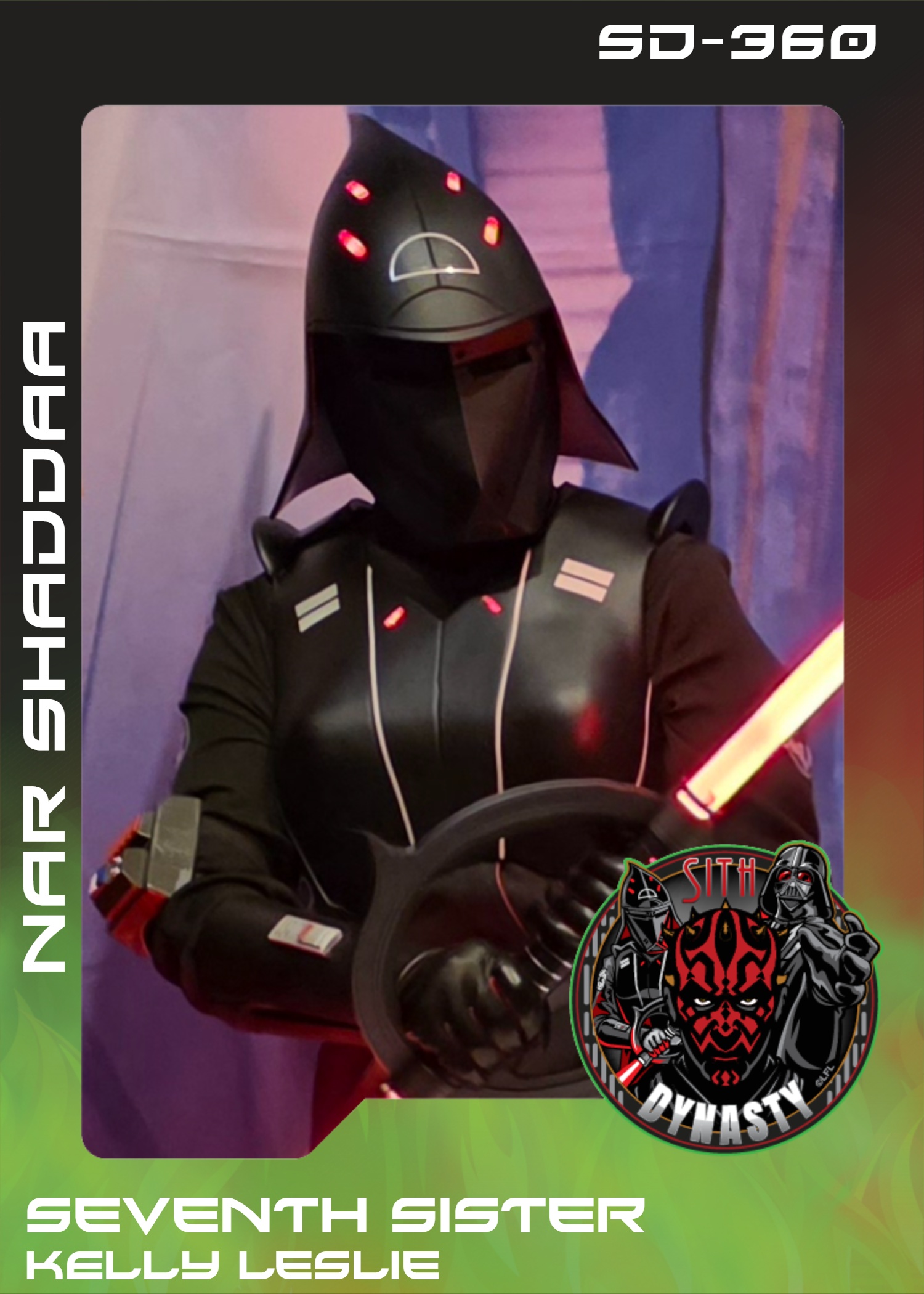 High Dark Lord Sith Alchemist - SD-360 Kelly Leslie